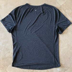 Lululemon Mens Gray Non-Stop Tech Vent Tee Shirt